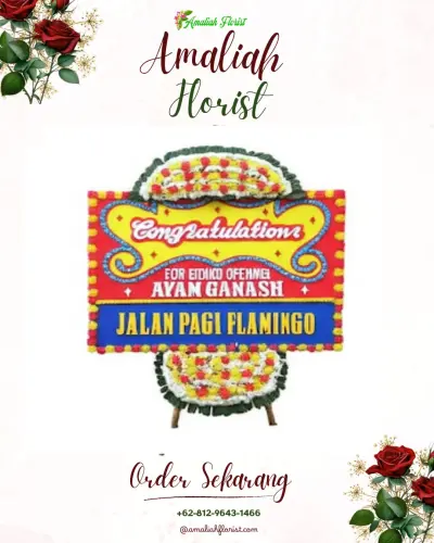 Bunga Papan Congratulation di Jampangkulon